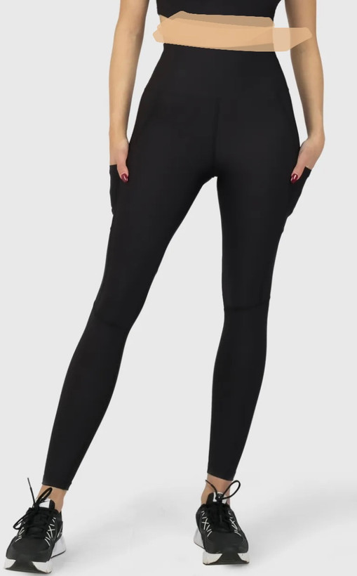 لگینگ ورزشی کمر ساده جیبدار کد P280-3