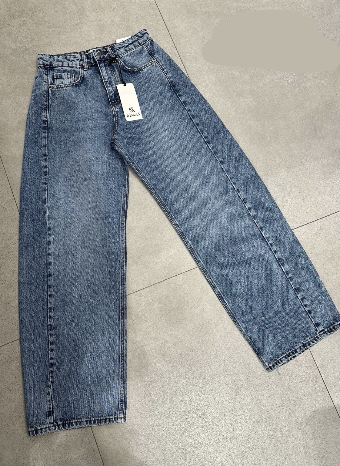 شلوار جین آبی بالونی-راسته کد S-P2004